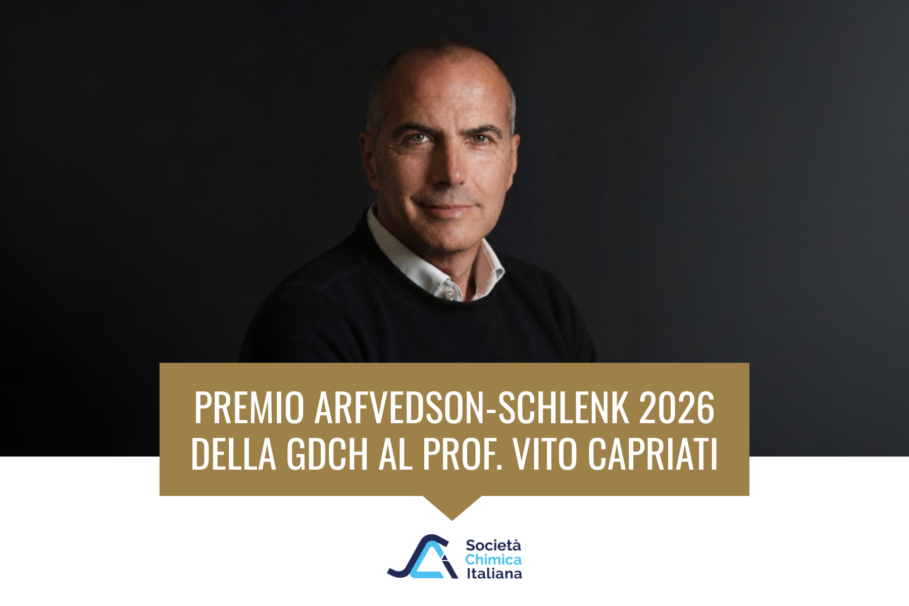 Vito Capriati Arfvedson-Schlenk Prize