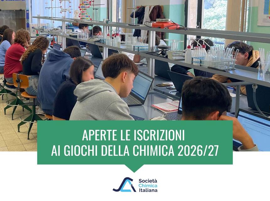Giochi della Chimica 2027 iscrizioni