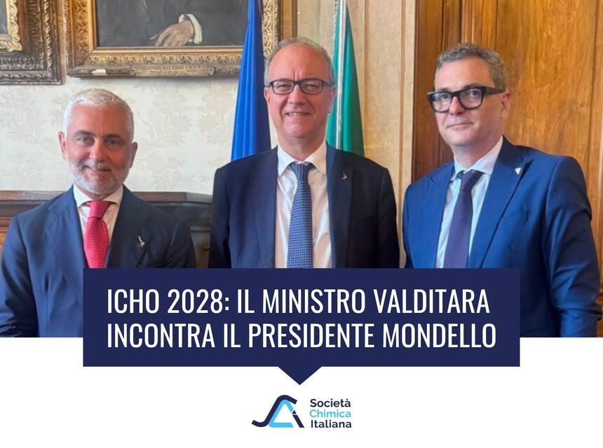 Ministro Valditara incontra Presidente SCI Mondello per IChO2028